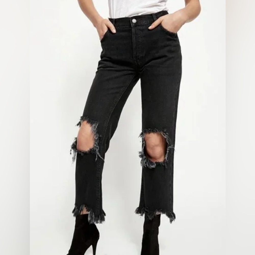 We The Free Maggie Mid Rise Black Jeans